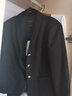 ROEYSHOUSE羅衣體制穿搭氣質(zhì)小西裝通勤外套女春裝黑色修身職業(yè)西服女07455 黑色 （外套） 2XL 曬單實(shí)拍圖