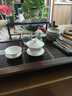 心去處羊脂玉瓷白瓷花瓣杯墊純手工品茗杯防燙隔熱杯托茶墊陶瓷茶具茶道 羊脂玉花瓣杯墊（6個(gè)裝） 曬單實(shí)拍圖