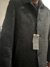 啄木鳥(niǎo)輕奢臻品雙面呢大衣男中長(cháng)款商務(wù)休閑高端羊毛呢外套加厚羊絨風(fēng)衣 灰色 Y2007款 L 175/92A 曬單實(shí)拍圖