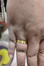 佐卡伊黃金戒指足金999情侶對戒三生三世婚戒七夕定價約2.3克-19號 曬單實拍圖