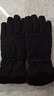 目丸兔子耳朵手套女冬季騎車(chē)冬款可愛(ài)保暖觸屏騎行女士電動(dòng)車(chē)加絨冬天 黑色（加絨） 曬單實(shí)拍圖