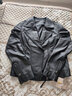 泊詩(shī)蘭 真皮皮衣女短款 綿羊皮機車(chē)修身皮夾克外套P3128 黑色 L 【105-114斤】 曬單實(shí)拍圖