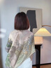 玖慕（JIUMU）真絲絲巾女士桑蠶絲綢方巾披肩紗巾長(zhǎng)輩媽媽教師節(jié)生日禮物禮盒裝 曬單實(shí)拍圖