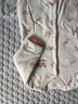 顆粒熊（KELIXIONG）嬰兒衣服冬季夾棉哈衣薄棉款單排扣寶寶長(cháng)袖爬爬服超萌春秋嬰兒服 雙向奔赴(40克重)酒紅 80cm 曬單實(shí)拍圖
