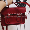 The Cambridge Satchel Company11寸斜挎手提郵差包 618時(shí)尚百搭手提包學(xué)院風(fēng) 520情人節(jié)女生禮物 正紅色 曬單實(shí)拍圖