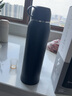 BEMEGA保溫杯男款大容量運動(dòng)水壺學(xué)生上學(xué)專(zhuān)用便攜戶(hù)外喝水杯子男士女生 運動(dòng)黑（1000ml） 曬單實(shí)拍圖