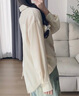 太平鳥女裝國(guó)風(fēng)萊賽爾品質(zhì)襯衫夏季立體刺繡后背開叉襯衣套裝 米色襯衫 M 曬單實(shí)拍圖