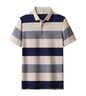 VACK夏季POLO翻領(lǐng)短袖t恤衣服男半袖休閑男裝T恤夏天打底衫衣服男潮流 2323卡其 XL (建議體重130-145斤) 曬單實(shí)拍圖