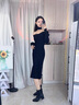 百麗踏馬丁靴女英倫風(fēng)2024春秋單靴粗跟切爾西靴瘦瘦彈力靴秋冬高跟短靴 黑色 38 曬單實(shí)拍圖