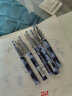 百乐（PILOT）BL-P50/P500中性笔0.5mm顺滑针嘴水笔财务考试用蓝色 5支装 实拍图