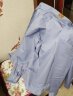 爱登堡Edenbo长袖衬衫男纯棉商务休闲免烫衬衣纯灰色175/96A(41) 实拍图