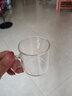 （JD倉現(xiàn)貨）高硼硅玻璃茶杯 耐熱帶把耐熱玻璃茶具 120ml功夫小茶杯水杯品茗杯玲瓏杯 帶把杯（6只裝） 曬單實拍圖