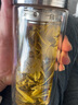 富光 雙層玻璃水杯 玻璃杯帶蓋透明水杯男士女士玻璃杯套裝可團購定制 320ml直杯 曬單實(shí)拍圖