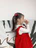 愛流行新年頭飾兒童蝴蝶結(jié)發(fā)卡2025過年發(fā)飾女孩中國風公主喜慶拜年發(fā)夾 愛心雙串珠1個裝 曬單實拍圖