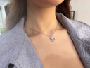 歐若曼藍(lán)桉遇鳥項鏈女輕奢小眾高級感新款首飾七夕情人節(jié)生日禮物送女友 藍(lán)桉與鳥項鏈/高顏值可刻字 曬單實拍圖