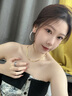 RAWNESS莫桑石轉(zhuǎn)運(yùn)戒指女輕奢高級(jí)感 食指環(huán)戒圈情侶款男潮可轉(zhuǎn)動(dòng) 黑色 美碼5號(hào)指圍49.3mm 曬單實(shí)拍圖