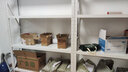 朕寶軒 貨架倉儲倉庫貨架層架180kg/層家用金屬置物貨架超市展示儲物架 150*40*200=4層輕型白色主架 曬單實(shí)拍圖