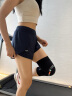 MOKO MAX意大利专业护膝运动跑步半月板损伤健身膝盖护具关节保护篮羽毛球 S码（大腿围33CM-48CM） 实拍图