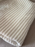 MUJI 棉天竺 被套 床上用品 被罩单件被单纯棉全棉四季通用 混米色×混米色条纹 双人用 200*230cm用 实拍图