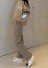 Foss Phil燈芯絨褲子男士秋冬季雪尼爾直筒休閑加絨款闊腿長(zhǎng)褲 JCDM-K1248卡其色 常規(guī) XL 【建議125斤-145斤】 曬單實(shí)拍圖