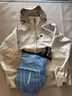 薩洛蒙（Salomon）男女款 城市輕戶外防風斥水徒步運動茄克 OUTLIFE 3L SHELL JKT 土灰色 C23741 S 曬單實拍圖