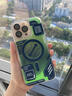 猿氣「流沙」適用蘋果16promax手機殼新款iPhone16pro磁吸保護套液態(tài)流沙殼蘋果16小清新保護殼外殼 銀河幻彩 | 磁吸充電 | 探索綠 iPhone 16 Pro Max 曬單實拍圖
