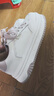 他她棉花糖厚底板鞋女鞋輕便透氣增高小白鞋女DWBX7CM4 米白/粉 39 曬單實(shí)拍圖