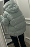 坦博爾韓版泡芙羽絨服女短款可脫卸帽冬天寬松厚外套TBF530368D 冰霜藍 M 165/88A 曬單實(shí)拍圖
