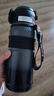 麥如保溫杯男士高顏值水杯子學(xué)生女大容量316不銹鋼便攜泡茶杯子雙飲 黑色 680ml 曬單實(shí)拍圖