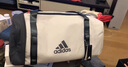 阿迪達斯手提包 羽毛球拍包運動(dòng)網(wǎng)羽球包足球包帶鞋倉大容量單肩包斜跨包 米白色 BG940811 曬單實(shí)拍圖