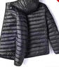 皮爾卡丹（pierre cardin）品牌秋冬季新款輕薄羽絨棉服男短款中年棉衣輕便連帽棉襖子爸爸裝 黑色 連帽 2XL 150165斤 曬單實(shí)拍圖