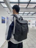 斐月伽背包雙肩包男士電腦包女大學(xué)生簡(jiǎn)約黑色書(shū)包大容量旅行商務(wù)背包 黑色 曬單實(shí)拍圖