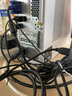 威焱 適用于usb數(shù)據(jù)連接線一拖二打印機共享線電腦連接線兩臺電腦共用一臺打印機藍牙鼠標鍵盤 兩公一母共享線1.5米 曬單實拍圖