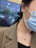 Eoth18k金小蠻腰項(xiàng)鏈女士鎖骨鏈玫瑰彩金吊墜情人節(jié)生日禮物送女友520 18k玫瑰金小蠻腰項(xiàng)鏈+證書(shū) 曬單實(shí)拍圖