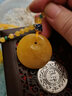 琥派【一物一圖一證】天然蜜蠟吊墜 平安扣項墜項鏈毛衣鏈 俄料雞油黃 蜜蠟平安扣 10.23克 33*16毫米 曬單實(shí)拍圖