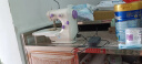 家毅301缝纫机家用小型电动迷你台式缝纫机多功能自动手动家用缝纫机 云漫白（紫）＋原装扩展台 实拍图