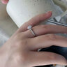 我愛鉆石網(wǎng) 鉆戒女 白18K金鉆石戒指 求婚結(jié)婚戒指群鑲2克拉效果 六鉆戒臂 共約50分IJ色 曬單實(shí)拍圖