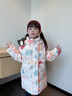 G.DUCKKIDS女童羽絨服中長(cháng)款加厚2025冬季新款童裝兒童韓版連帽小童寶寶外套 彩虹粉色 120 cm 曬單實(shí)拍圖