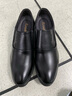 米諾菡春秋季男士真皮商務(wù)皮鞋牛皮套腳軟底正裝鞋大碼男鞋舒適透氣 98521四季 42 曬單實(shí)拍圖