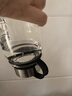 新款手提大容量玻璃水杯簡約便攜式太空杯1000ml杯套水杯 黑色 700ML 曬單實拍圖