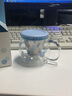 膳魔師（THERMOS）花系列運(yùn)動(dòng)水杯保溫杯花茶杯玻璃杯冷水花茶杯隨手杯 藍(lán)色波波花茶杯 曬單實(shí)拍圖