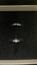卡蒂羅同心結999銀情侶男女戒指對戒求婚可調(diào)節(jié)生日520禮物送女友 曬單實拍圖