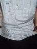 VACK夏天商務(wù)短袖t恤男潮流POLO衣服男夏季冰絲涼感t恤男裝翻領(lǐng)半袖男 T02寶藍(白條紋) 3XL (155-170斤) 曬單實拍圖