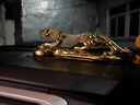 汽車(chē)香水擺件金錢(qián)豹子老虎車(chē)內中控臺大氣男士車(chē)載車(chē)內裝飾用品 升級款一路豹富滿(mǎn)鉆 防滑墊+香片 曬單實(shí)拍圖