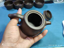 康韻 紫砂壺手工原礦老泥紫泥功夫茶具大號泡茶壺家用泡茶茶具品茗壺280ml可養 紫砂正井壺（配4杯） 曬單實(shí)拍圖