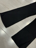 森馬（Semir）牛仔褲女森柔牛仔高腰喇叭褲顯瘦顯腿長(cháng)黑色褲子2024冬新款拖地褲 牛仔水洗黑98201 25 曬單實(shí)拍圖