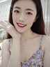 慕洛菲純銀魚尾項鏈女士女生時尚飾品鎖骨鏈生日情人節(jié)禮物送女朋友老婆 美人魚項鏈（免費刻字，順豐） 曬單實拍圖