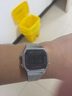 卡西歐（CASIO）Vintage系列復(fù)古方形方塊經(jīng)典小銀塊防水手表情人節(jié)禮物 小方塊A168WEM-1 曬單實拍圖