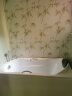 箭牌（ARROW）浴缸家用成人浴缸 亚克力按摩大浴缸小户型方形日式坐式浴池 1.5m五金浴缸/含花洒头/左裙 实拍图
