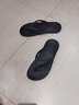 一雙穿三年無(wú)異味防滑eva一體成型人字拖鞋男款夏季家居家室內防滑外穿防臭抗菌不臭腳防臭款 曜石黑 43-44 曬單實(shí)拍圖